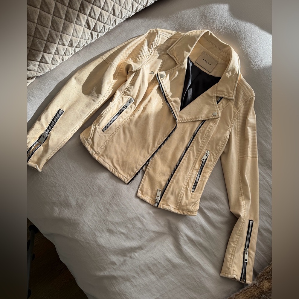Blank NYC Vegan Leather Moto Jacket